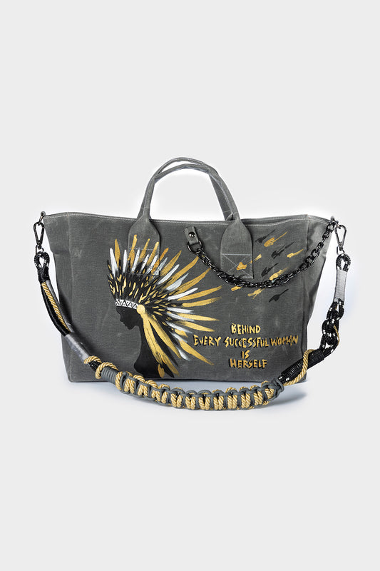 Look Project - Antrasit Indian City Bag