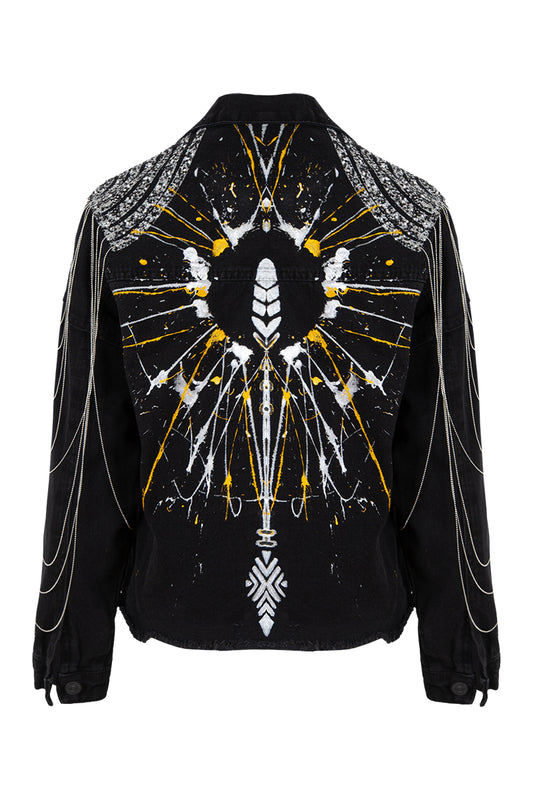Innu Denim Ceket - Siyah