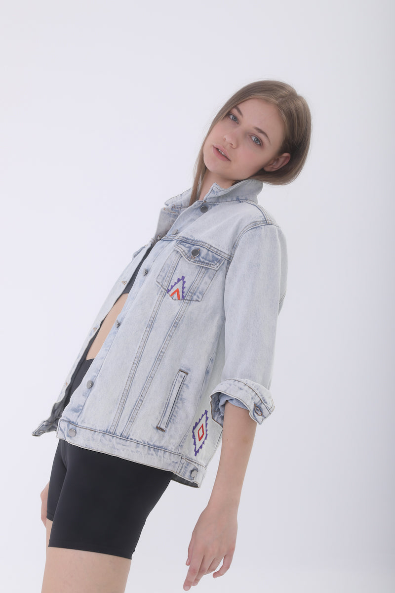 Look Project - Kızılderili Denim Ceket