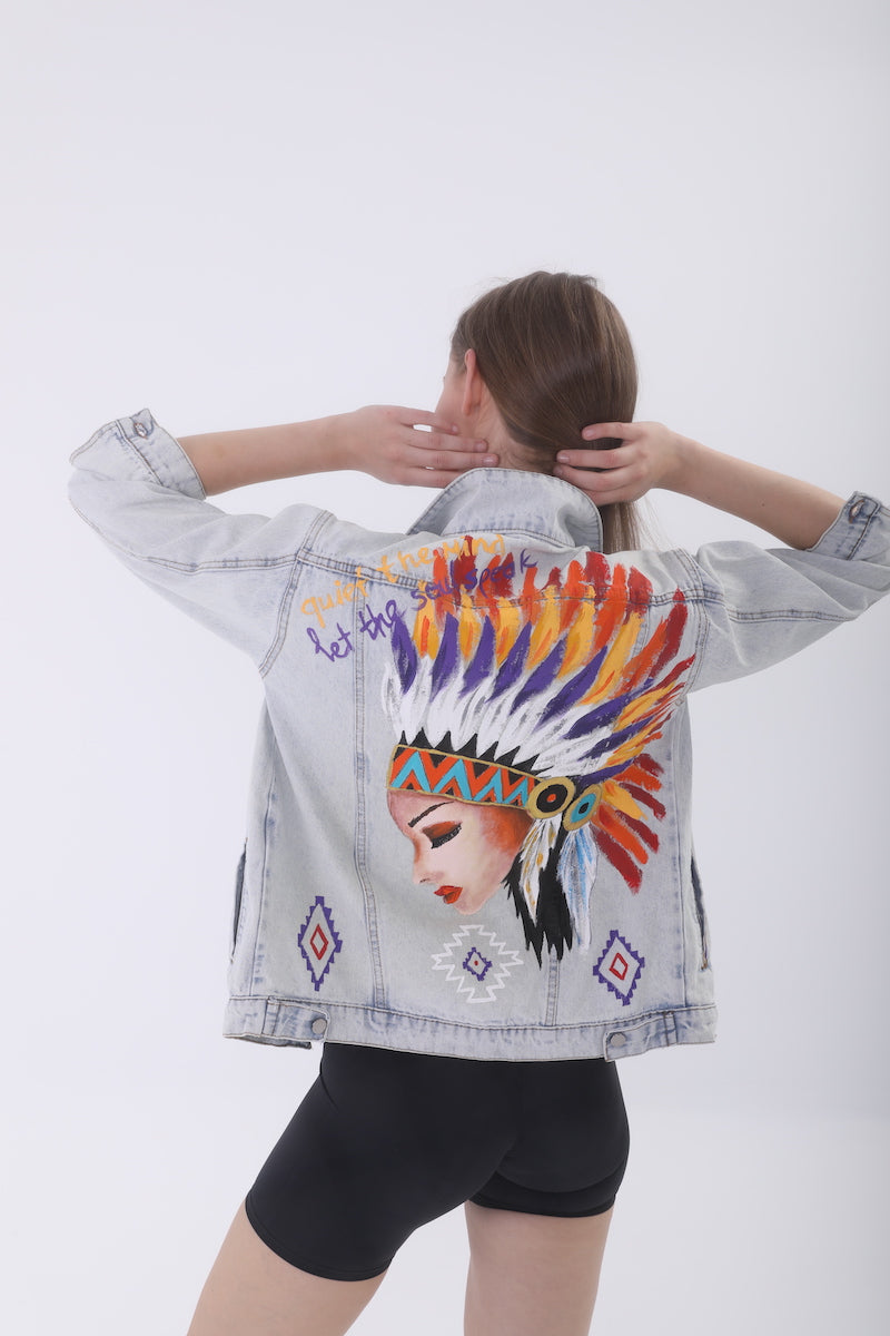 Look Project - Kızılderili Denim Ceket