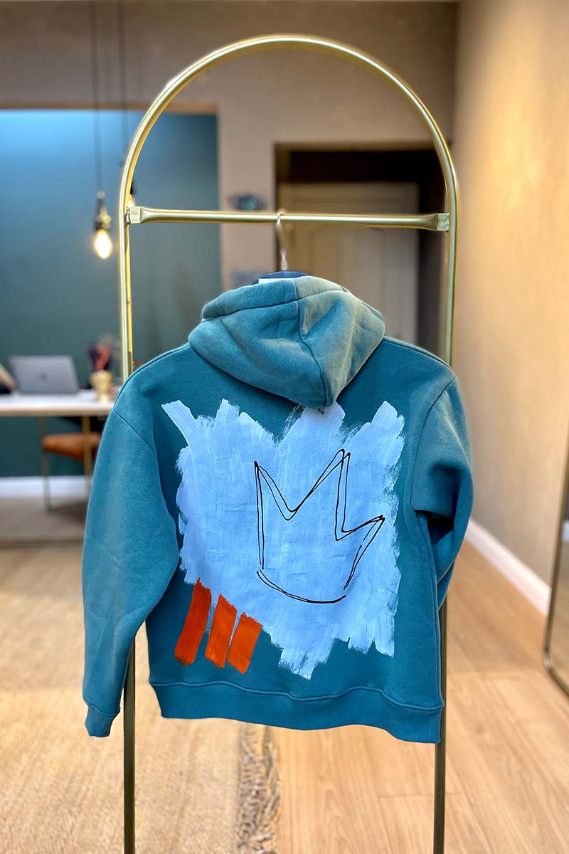Look Project - Grey Koyu Yeşil CTRL ALT DEL Çocuk Hoodie