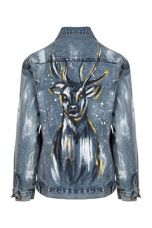 Les Arc Denim Ceket - Mavi