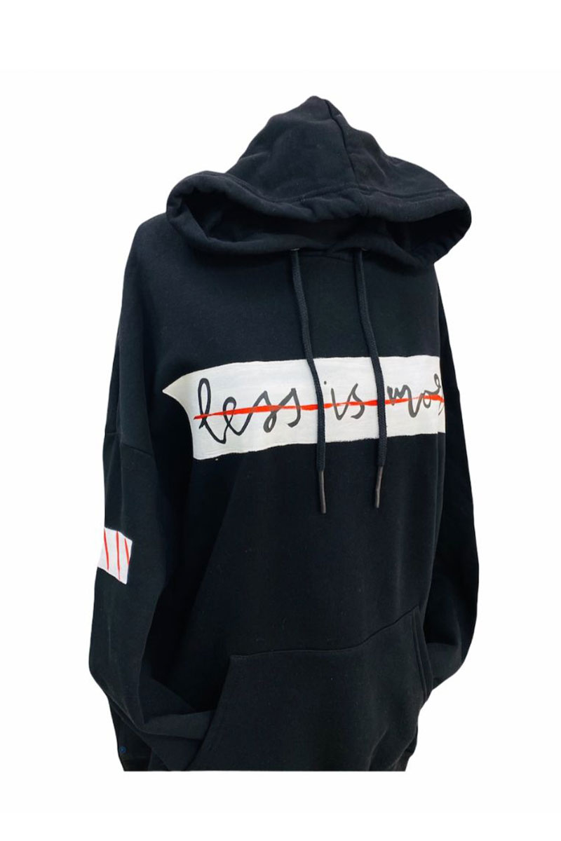 Lookproject - Less Is More - El Boyaması Hoodie
