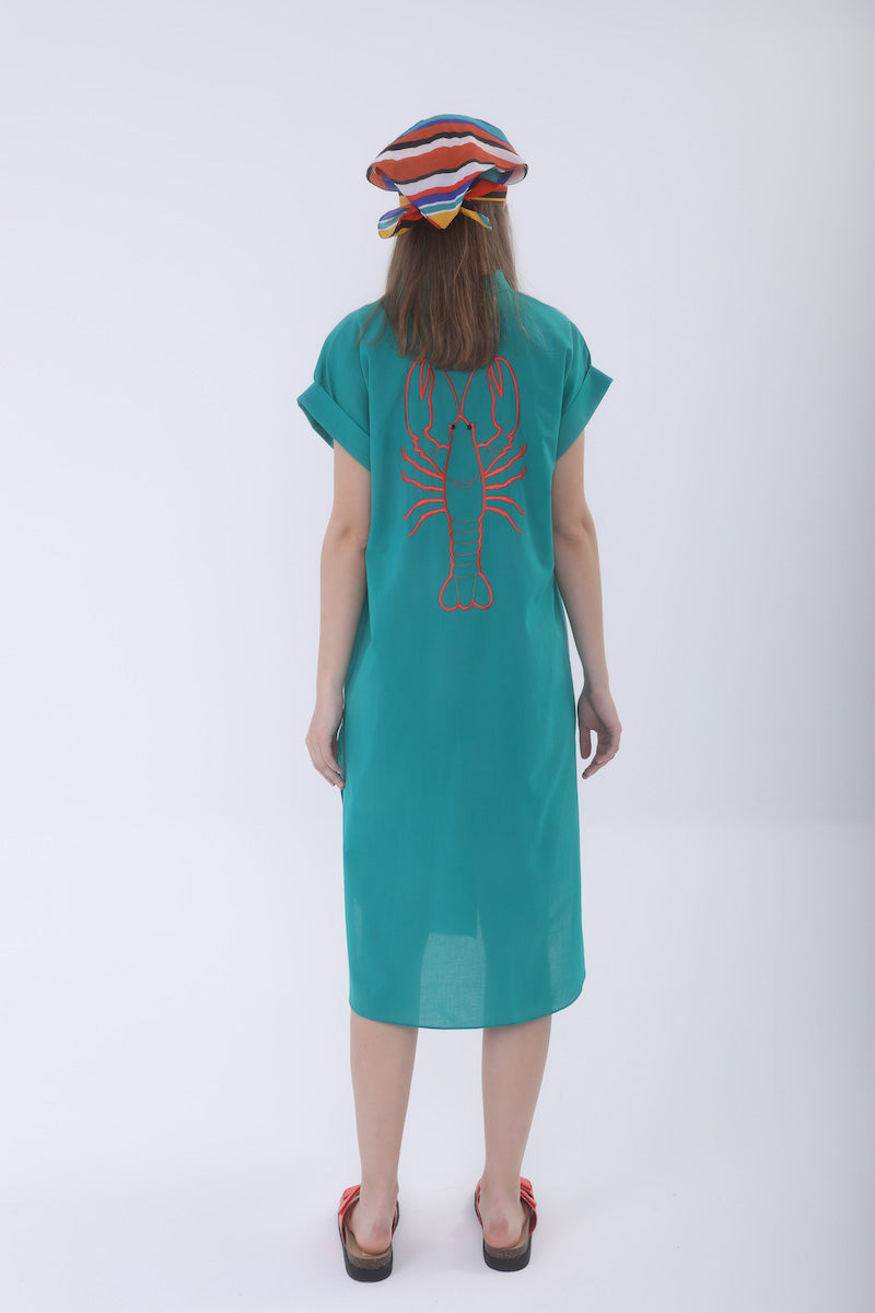 Look Project - Lobsy Mint Gömlek Elbise