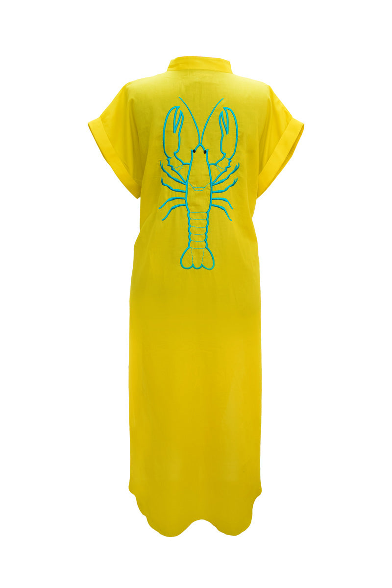 Look Project - Lobsy Sarı Gömlek Elbise