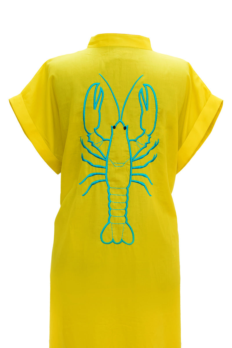 Look Project - Lobsy Sarı Gömlek Elbise