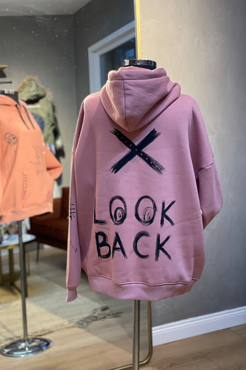 Look Project - Dust Rose Look Back Hoodie