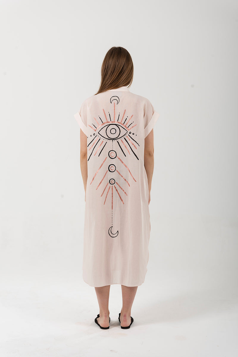 Look Project - Magus Rose Elbise Gömlek