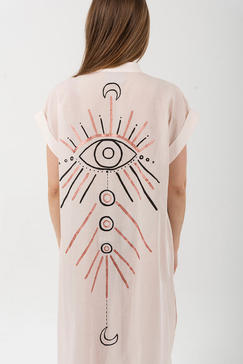 Look Project - Magus Rose Elbise Gömlek