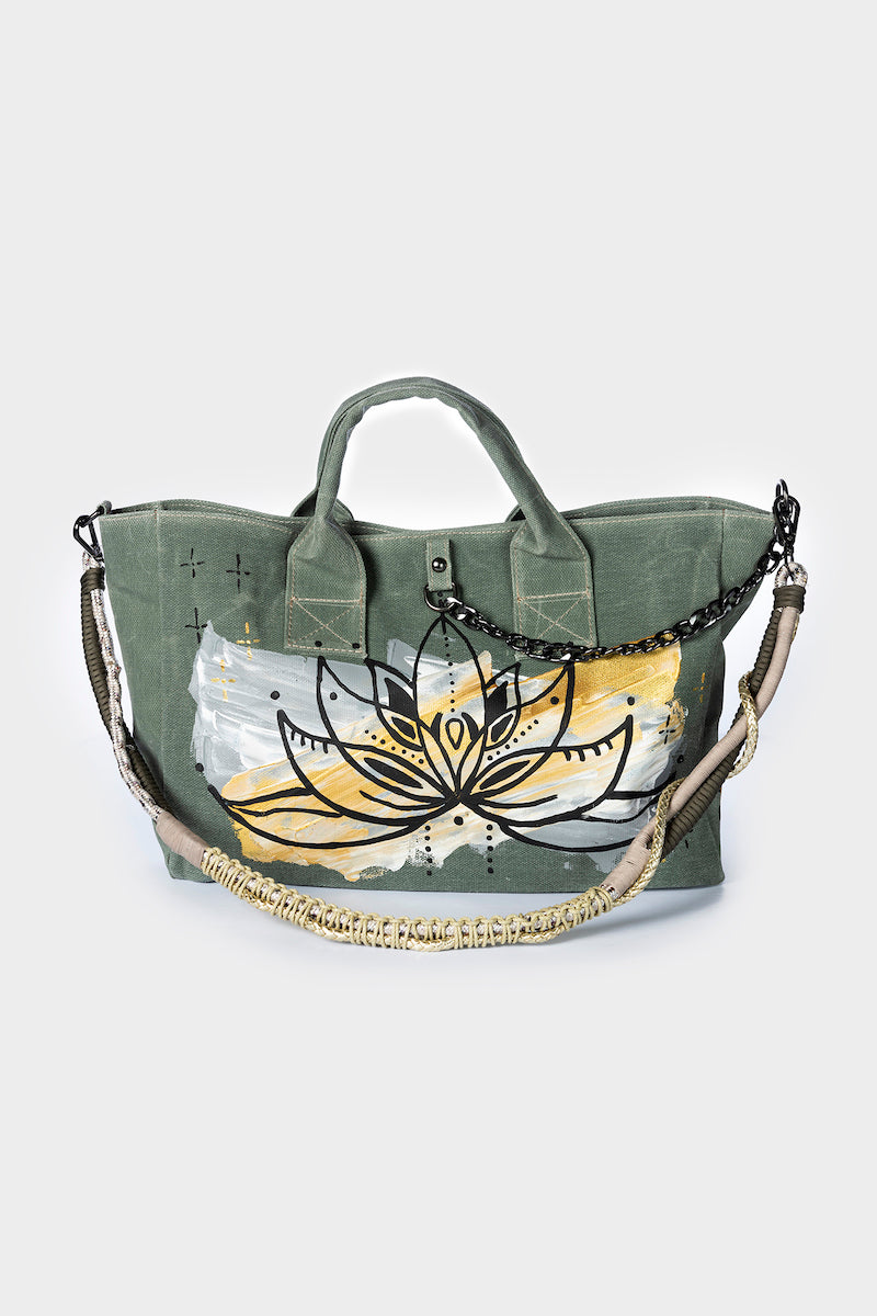 Look Project - Haki Lotus City Bag