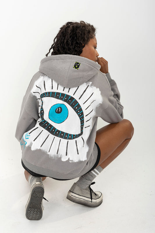 Look Project - Lucky Look - Hand Painted Hoodie