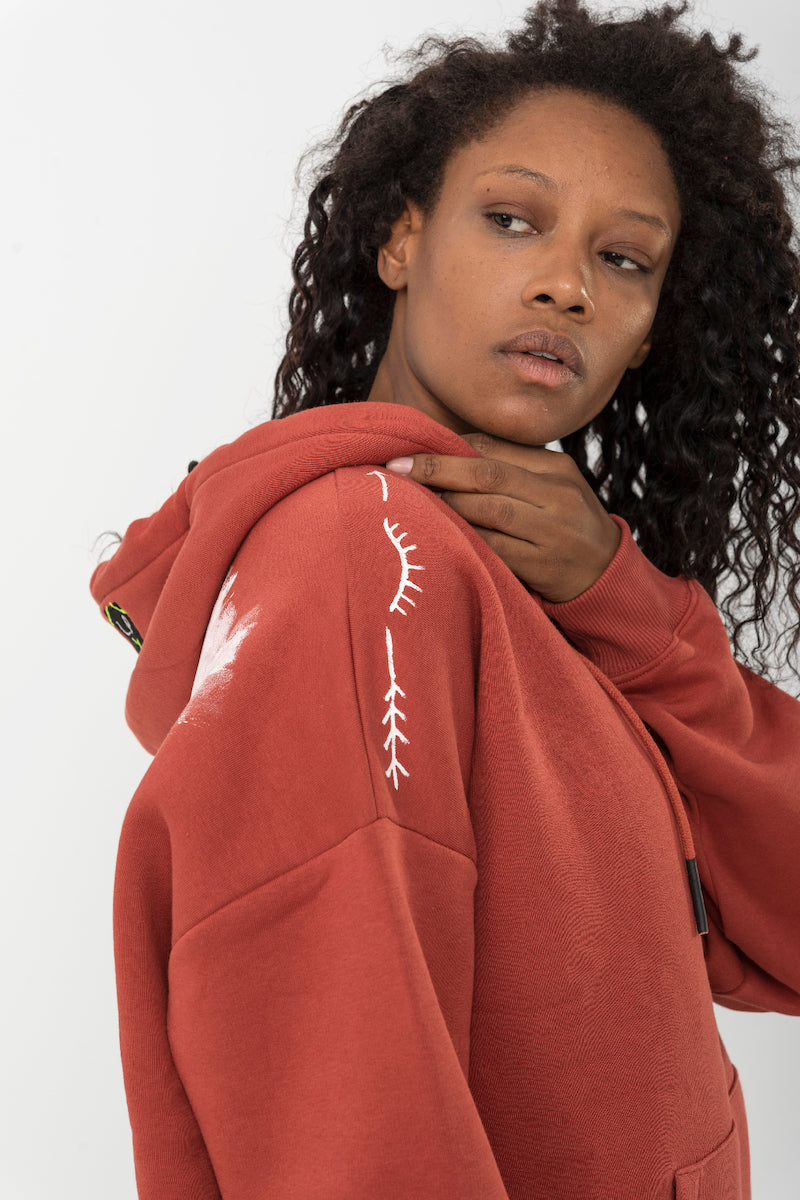 Look Project - Lucky Look - Hand Painted Hoodie