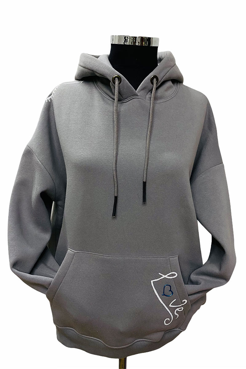 Lookproject - Lucky Look - El Boyaması Hoodie