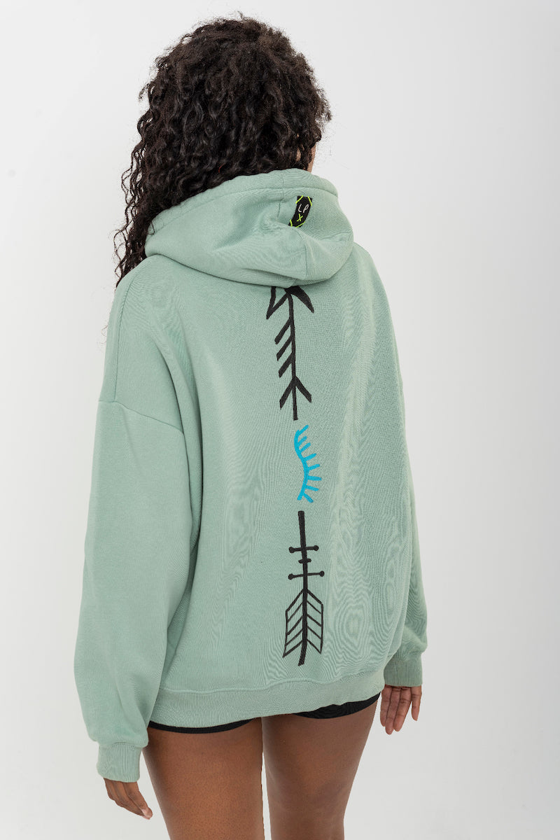Look Project - Moon Light - Hand Painted Hoodie