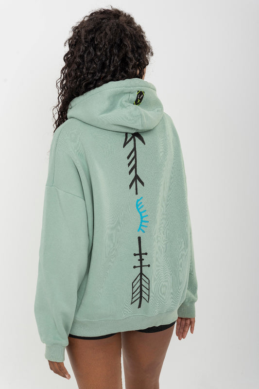 Look Project - Moon Light - Hand Painted Hoodie