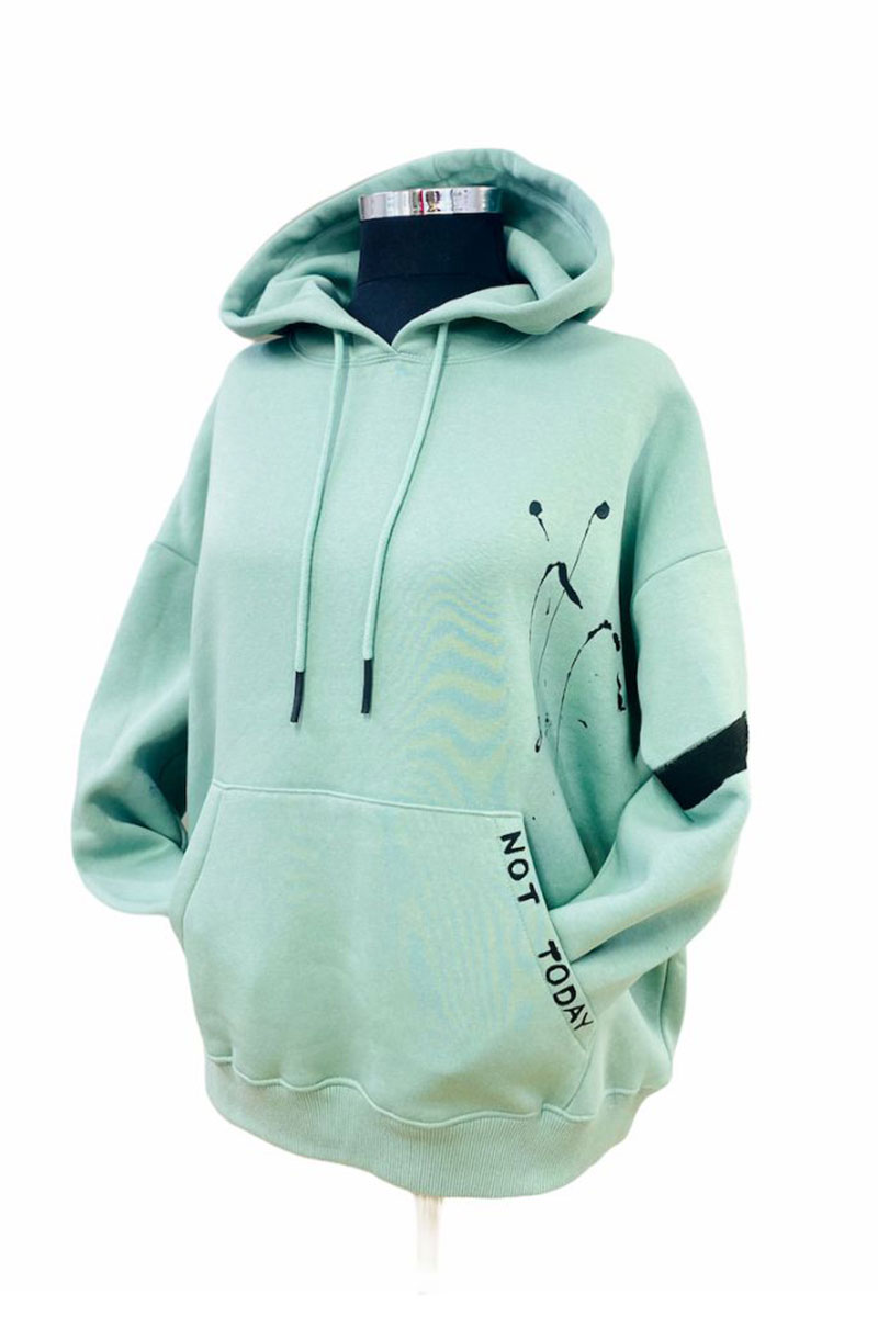 Lookproject - Nope - El Boyaması Hoodie