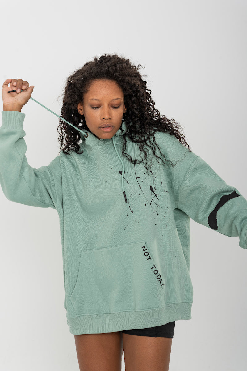 Look Project - Nope - Hand Painted Hoodie