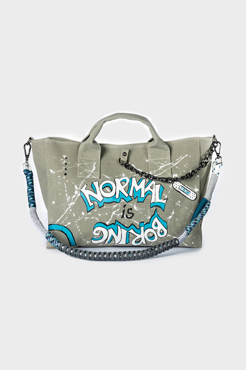Look Project - Kum Rengi Normal Is Boring City Bag
