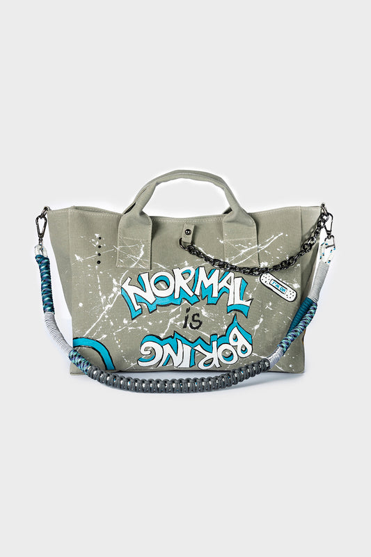 Look Project - Kum Rengi Normal Is Boring City Bag