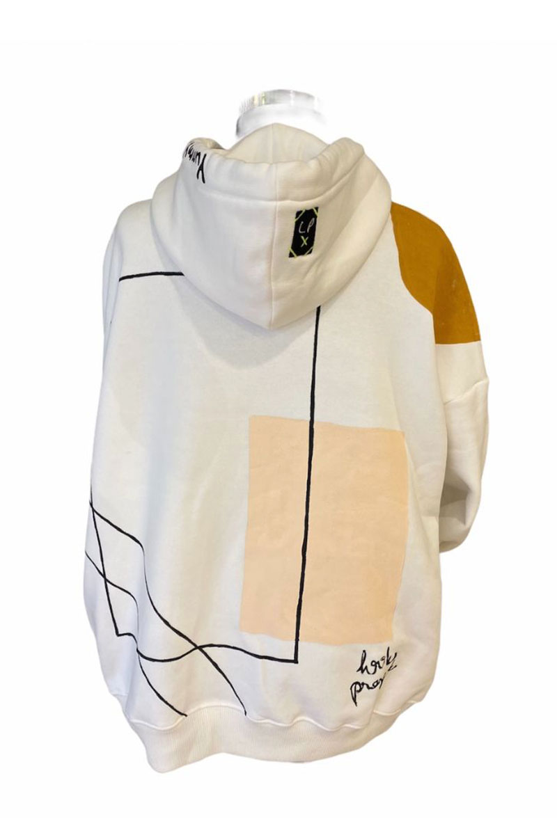 Lookproject - Nutella - El Boyaması Hoodie