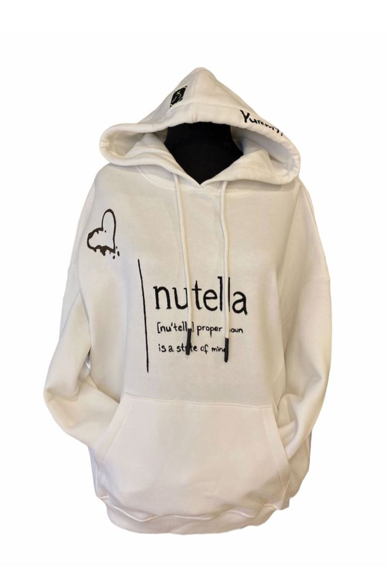 Lookproject - Nutella - El Boyaması Hoodie