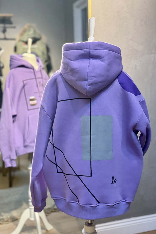 Look Project - Purple Nutella Kids Çocuk Hoodie