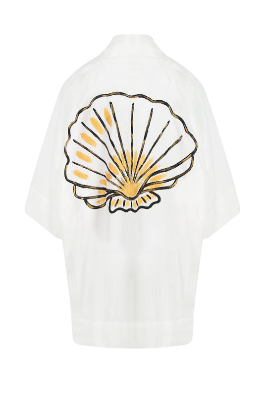 Ocean Kimono - White