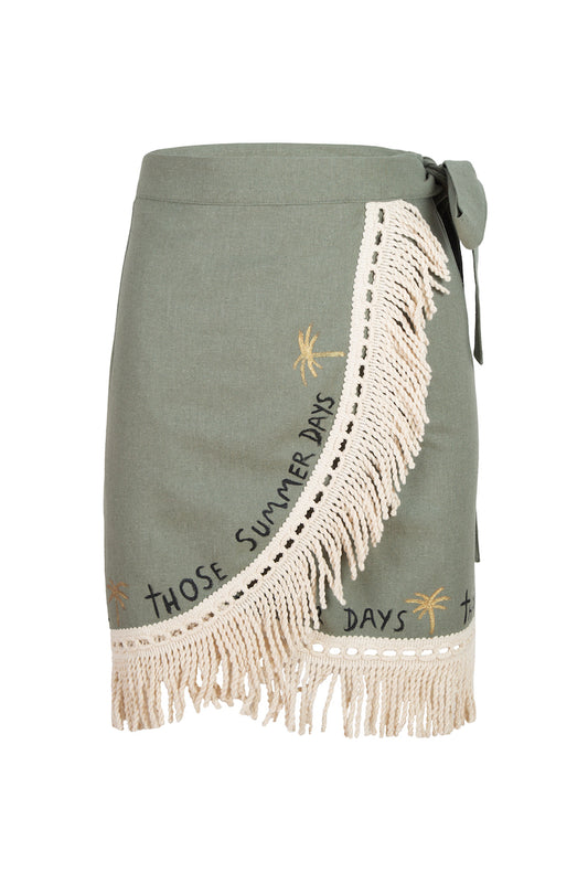 Pam The Palm Tree Pareo - Khaki