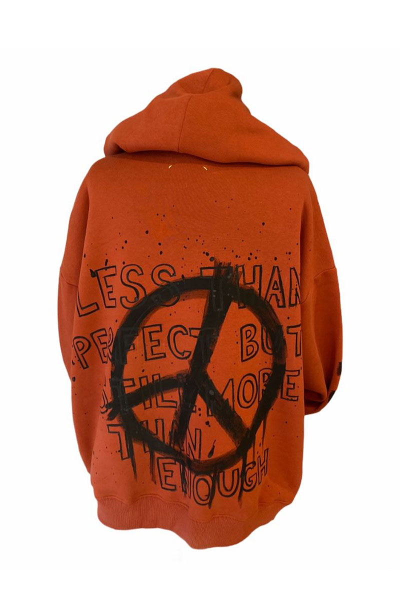 Lookproject - Peace - El Boyaması Hoodie