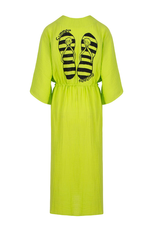Summer Feeling Kimono - Neon
