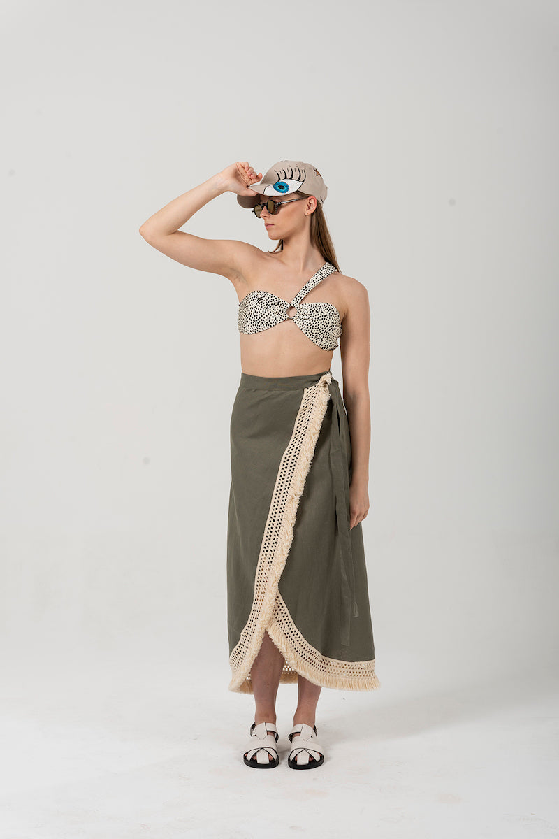Look Project - Sun Dance Khaki Pareo