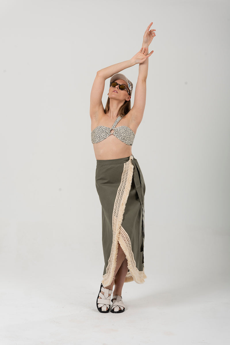Look Project - Sun Dance Khaki Pareo