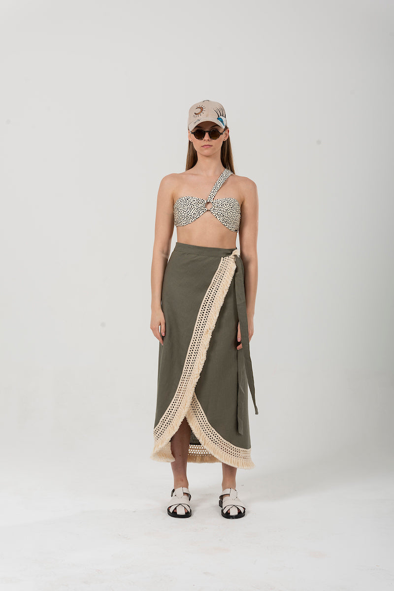 Look Project - Sun Dance Khaki Pareo