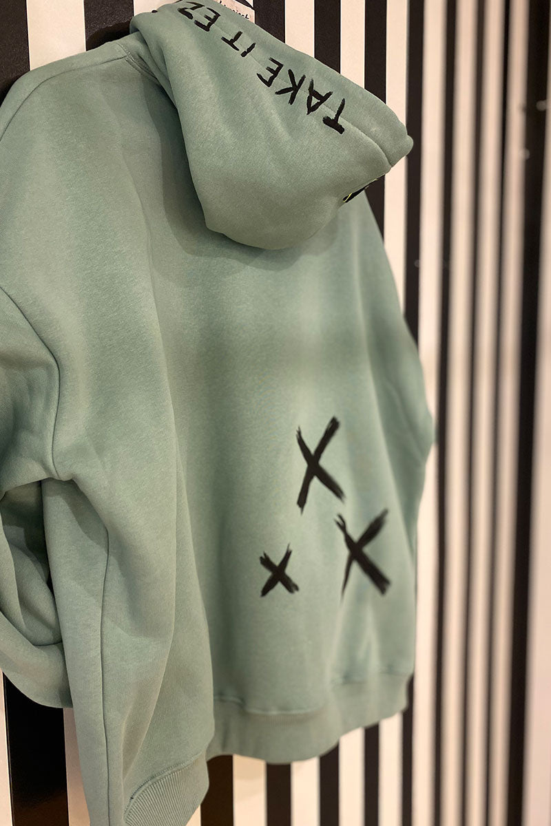 Lookproject - Take It Ez Hand Painted Hoodie