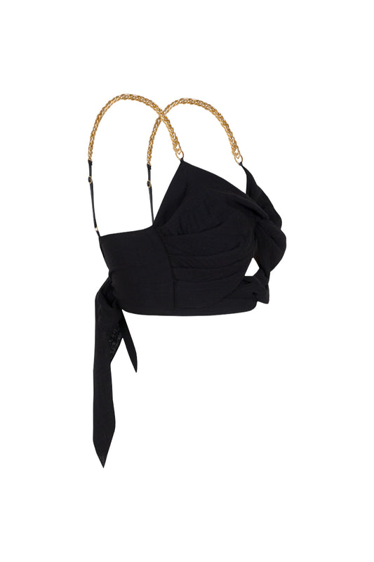 Tara Crop Top - Black