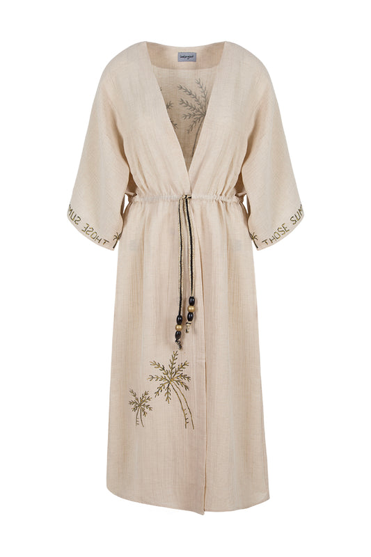 Those Summer Days Kimono - Sand Color