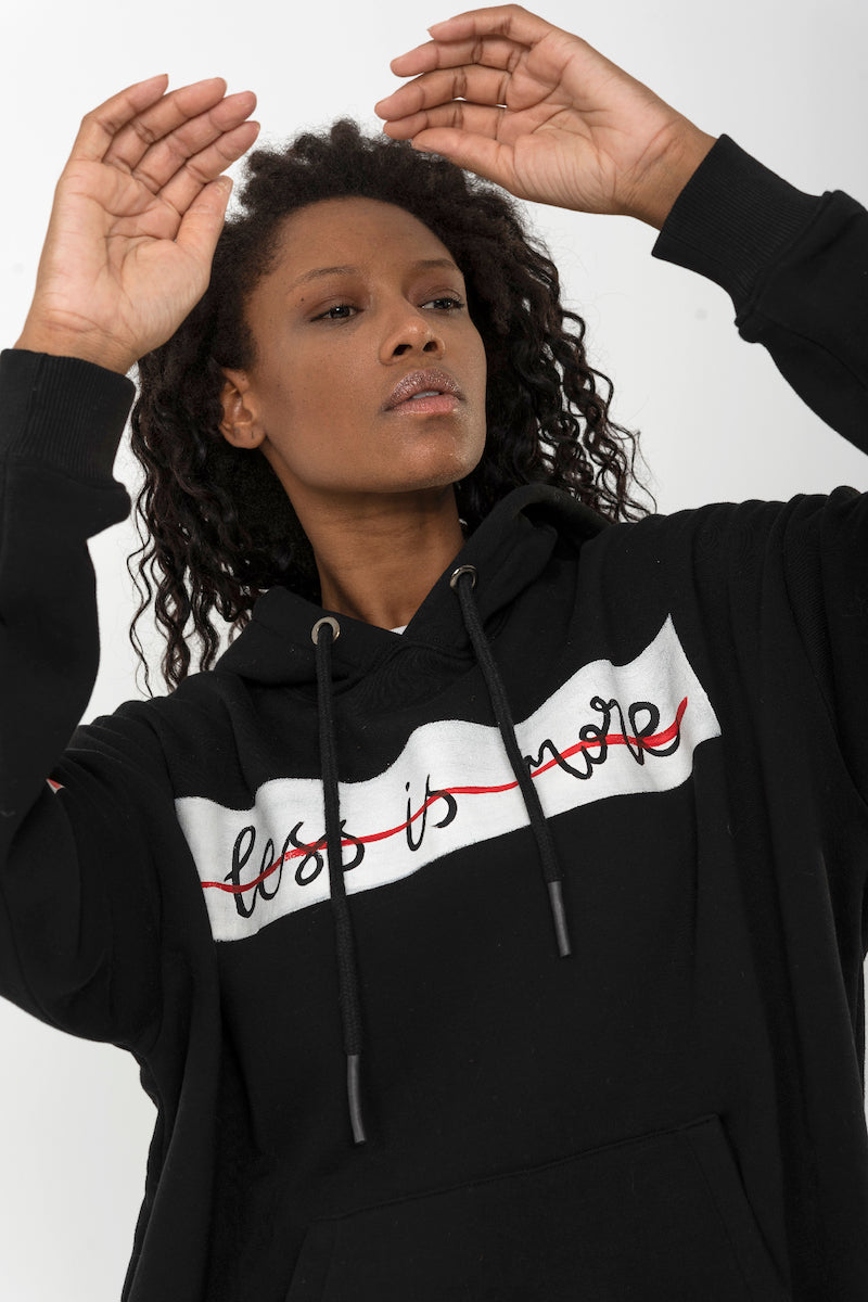 Look Project - Less is More - Hand Painted Hoodie