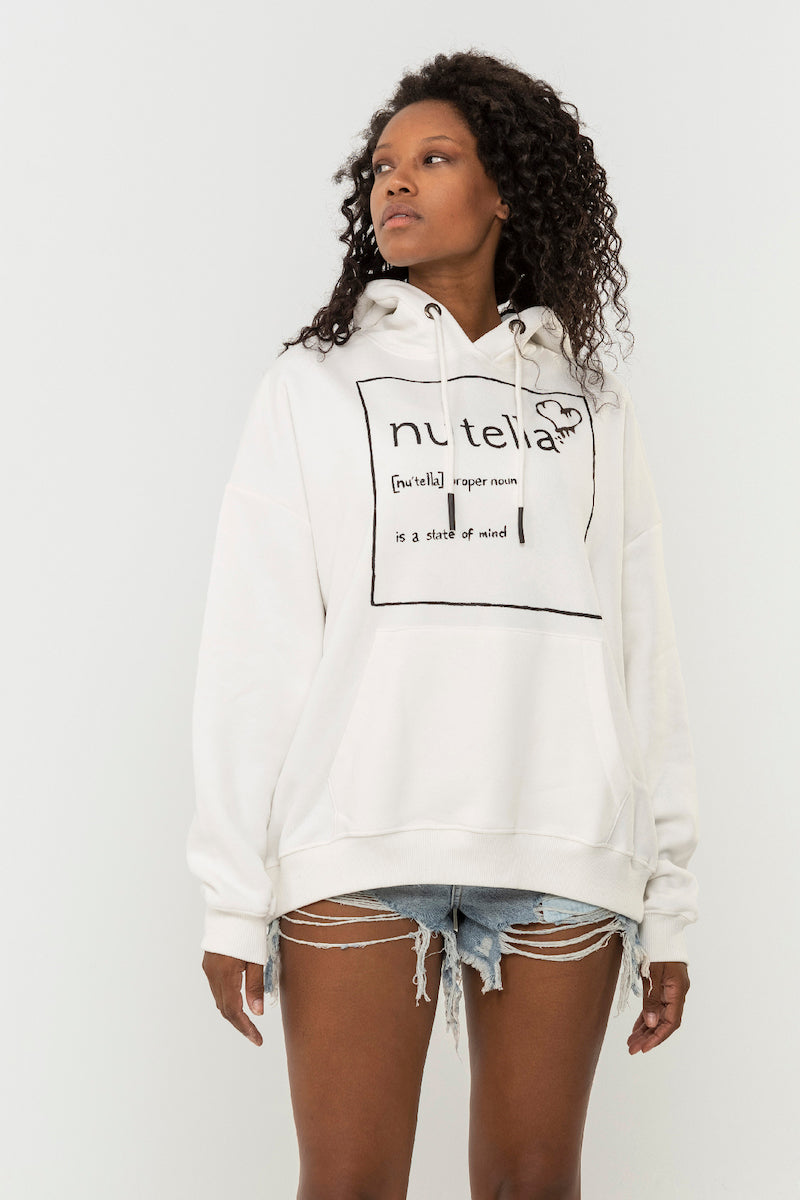 Look Project - Nutella - Hand Painted Hoodie