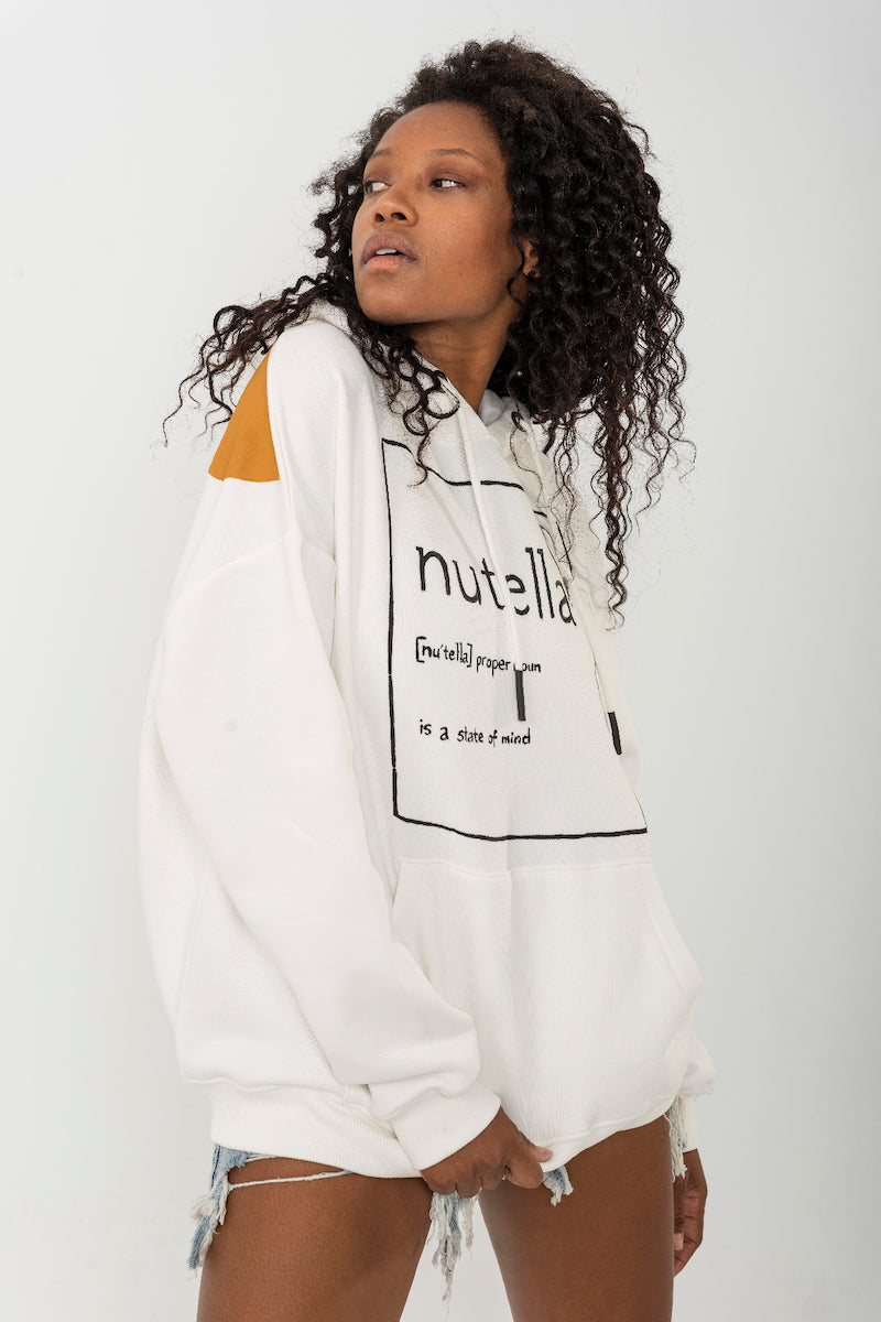 Look Project - Nutella - Hand Painted Hoodie