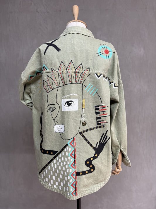 Denim Jacket 06-Green