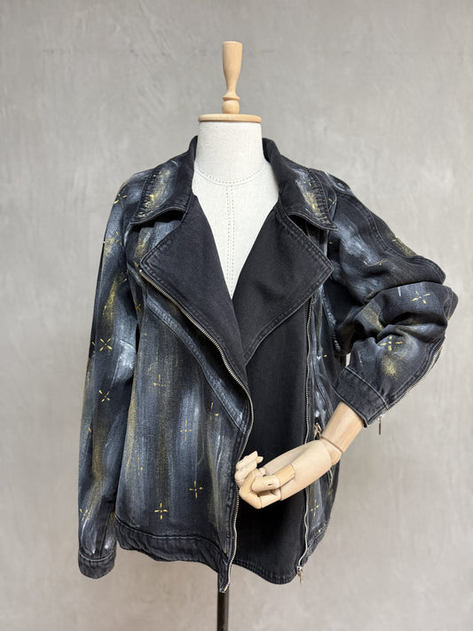 Denim Jacket 08-Black