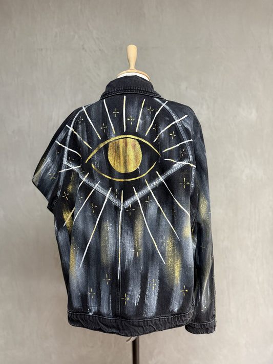 Denim Jacket 08-Black