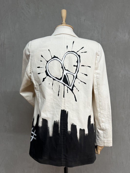Denim Jacket 15-Ecru