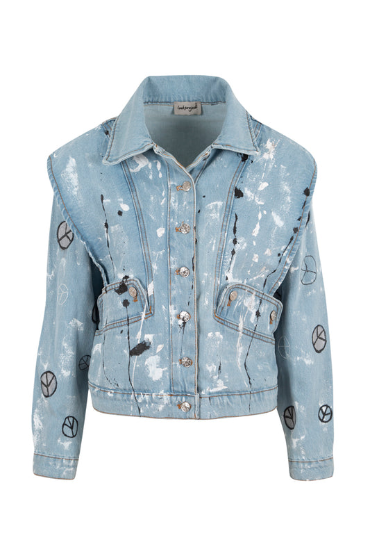 Freedom Denim Ceket - Mavi
