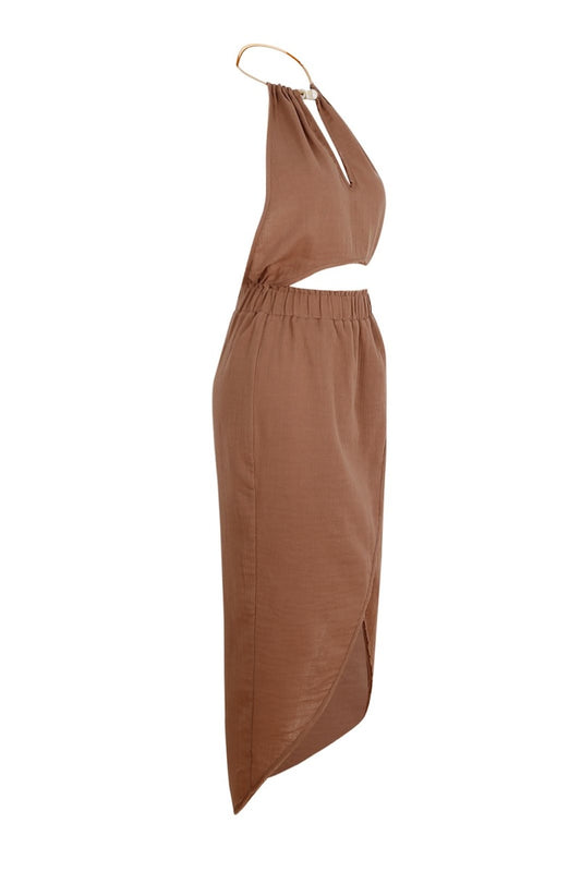 Gaia Dress - Biscuit