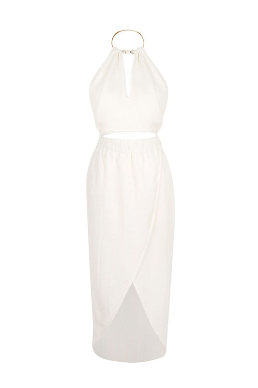 Gaia Dress - Ecru