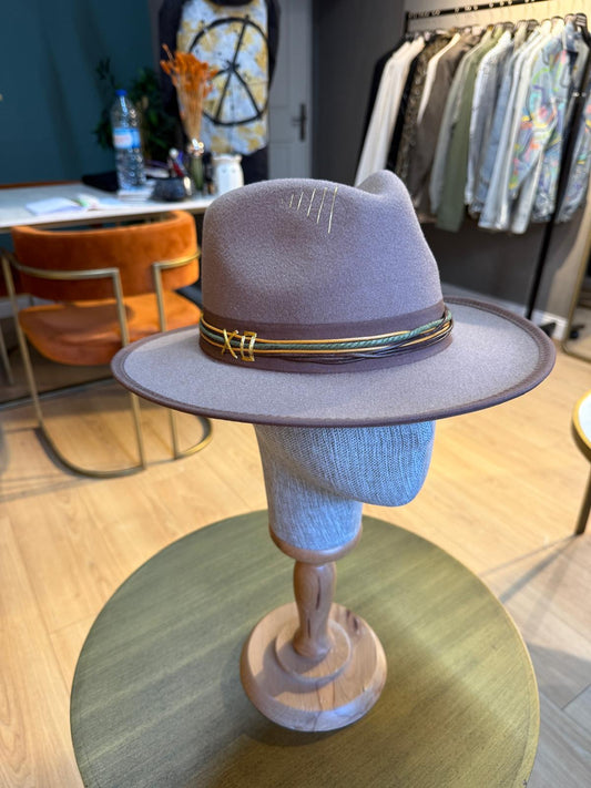 Felt Fedora Hat 11-Camel