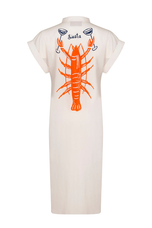 Lobsy Shirt Dress - Rose