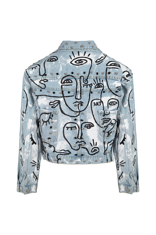 People Denim Ceket - Açık Mavi