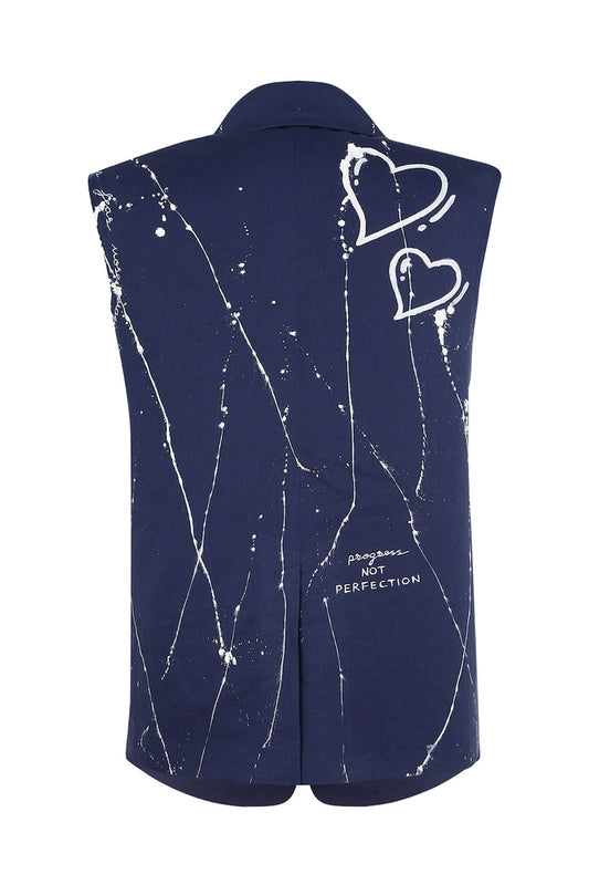 Pera Vest Set - Navy